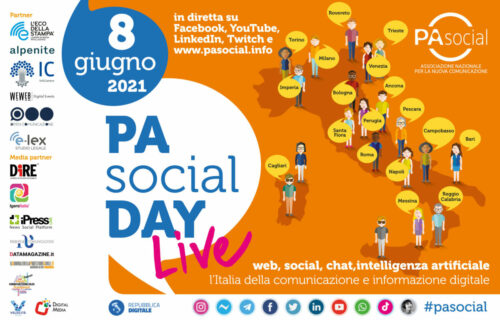 PA Social Day 2021. Martedì 8 giugno in tutta Italia